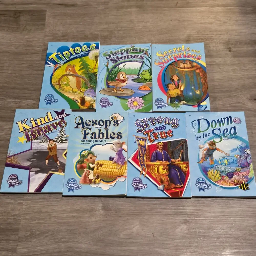 Abeka First Grade Readers Books 1b-1h Near Complete Set (no 1a) Curriculum
